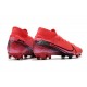 Scarpe Nuovo Nike Mercurial Superfly 7 Elite FG Cremisi Laser Nero