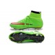 Scarpe da Calcetto Nike Mercurial Superfly FG CR7 Verde Rosso