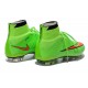 Scarpe da Calcetto Nike Mercurial Superfly FG CR7 Verde Rosso