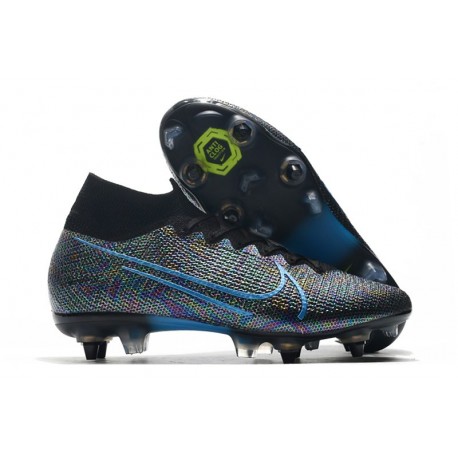 Nike Mercurial Superfly 7 Elite AC SG-Pro Nero Blu