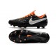 Nike Scarpa Tiempo Legend 8 Elite FG Nero Bianco Arancione