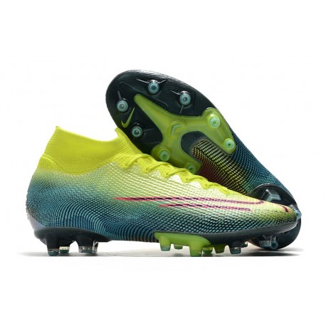 Nike Mercurial Superfly 7 Elite AG-Pro Scarpa Limone Venom Nero Verde