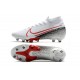 Nike Mercurial Superfly 7 Elite AG-Pro Scarpa Bianco Rosso