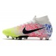 Nike Mercurial Superfly 7 Elite AG-Pro Neymar Bianco Nero Blu Racer Volt