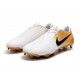 Scarpe Calcio Nike Phantom Vnm Elite FG Oro Bianco Nero