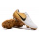 Scarpe Calcio Nike Phantom Vnm Elite FG Oro Bianco Nero