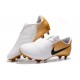 Scarpe Calcio Nike Phantom Vnm Elite FG Oro Bianco Nero