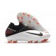 Scarpe Nike Phantom VSN 2 Elite Dynamic Fit FG Bianco Nero Cremisi Laser