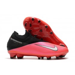 Nike Phantom VSN 2 Elite Dynamic Fit FG Cremisi Laser Argento Nero