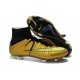 Cristiano Ronaldo Scarpe da Calcio Nike Mercurial Superfly Iv FG Oro Nero