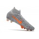 Nike Mercurial Superfly VII Elite Dynamic Fit FG Bianco Arancione Nero