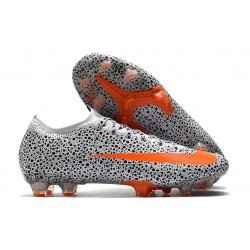 Nike Mercurial Vapor 13 Elite FG CR7 ACC Bianco Arancione Total Nero