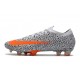 Nike Mercurial Vapor 13 Elite FG CR7 ACC Bianco Arancione Total Nero