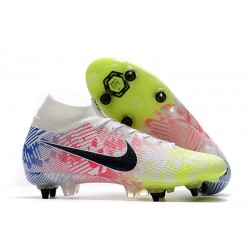 Nike Mercurial Superfly VII Elite SG-Pro Neymar Bianco Nero Blu Volt