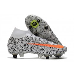 Nike Mercurial Superfly VII Elite SG-Pro CR7 Bianco Arancione Total Nero