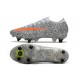 Nike Mercurial Vapor 13 Elite SG Anti Clog CR7 Bianco Arancione Nero