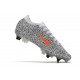 Nike Mercurial Vapor 13 Elite SG Anti Clog CR7 Bianco Arancione Nero