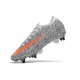 Nike Mercurial Vapor 13 Elite SG Anti Clog CR7 Bianco Arancione Nero