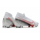 Nike Mercurial Superfly VII Elite Dynamic Fit FG Bianco Cremisi Nero