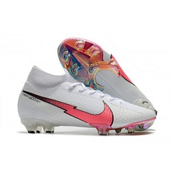 Nike Mercurial Superfly VII Elite Dynamic Fit FG Bianco Rosso Blu