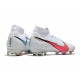 Nike Mercurial Superfly VII Elite Dynamic Fit FG Bianco Rosso Blu