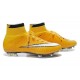 Cristiano Ronaldo Scarpe da Calcio Nike Mercurial Superfly Iv FG Giallo Bianco