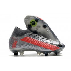 Nike Mercurial Superfly VII Elite SG-Pro Grigio Bomber Nero