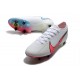 Nike Mercurial Vapor 13 Elite SG Anti Clog Bianco Rosso Blu