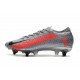 Nike Mercurial Vapor 13 Elite SG Anti Clog Grigio Bomber Nero