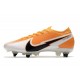 Nike Mercurial Vapor 13 Elite SG Anti Clog Arancione Laser Nero Bianco