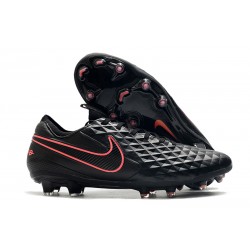 Nike Tiempo Legend VIII Elite FG ACC Nero Rosa