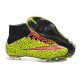 Cristiano Ronaldo Scarpe da Calcio Nike Mercurial Superfly Iv FG Safari Giallo Rosa