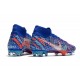 Scarpa Nuovo Nike Mercurial Superfly 7 Elite FG Sancho SE11 -Blu Rosso