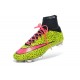 Cristiano Ronaldo Scarpe da Calcio Nike Mercurial Superfly Iv FG Safari Giallo Rosa