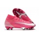 Scarpa Nike Mercurial Superfly 7 FG x Mbappé Rosa Blast Bianco Nero