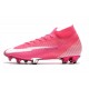 Scarpa Nike Mercurial Superfly 7 FG x Mbappé Rosa Blast Bianco Nero