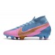 Scarpa Nuovo Nike Mercurial Superfly 7 FG ACC - Blu Rosa Oro