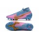 Scarpa Nuovo Nike Mercurial Superfly 7 FG ACC - Blu Rosa Oro