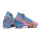 Scarpa Nuovo Nike Mercurial Superfly 7 FG ACC - Blu Rosa Oro