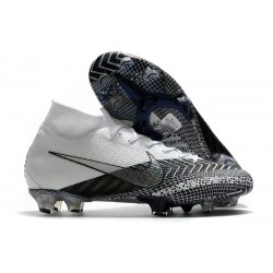 Scarpa Nuovo Nike Mercurial Superfly 7 FG Dream Speed 3 - Bianco Bianco Nero