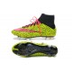 Cristiano Ronaldo Scarpe da Calcio Nike Mercurial Superfly Iv FG Safari Giallo Rosa