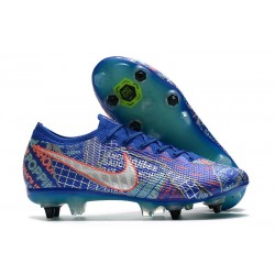 Nike Mercurial Vapor 13 Elite SG Sancho Blu Racer Bianco Verde Aurora