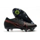 Nike Mercurial Vapor 13 Elite SG Anti Clog Nero Rosso