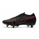 Nike Mercurial Vapor 13 Elite SG Anti Clog Nero Rosso