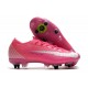 Nike Mercurial Vapor 13 Elite SG Anti Clog x Mbappé Rosa Blast Bianco