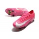 Nike Mercurial Vapor 13 Elite SG Anti Clog x Mbappé Rosa Blast Bianco