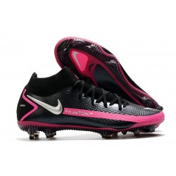 Nike Phantom GT Elite Dynamic Fit FG Nuovo Nero Argento Rosa Blast