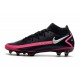 Nike Phantom GT Elite Dynamic Fit FG Nuovo Nero Argento Rosa Blast