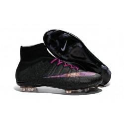 Cristiano Ronaldo Scarpe da Calcio Nike Mercurial Superfly Iv FG Nero Viola