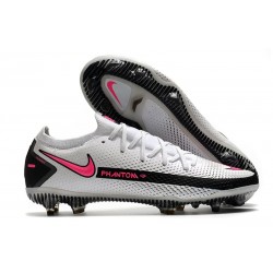 Scarpe da Calcio Uomo Nike Phantom GT Elite FG Bianco Rosa Blast Nero